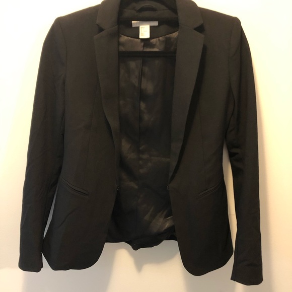 H&M size 4 black suit jacket - Picture 1 of 4